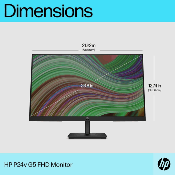 HP P24v G5 23.8 inch FHD Monitor - Image 5
